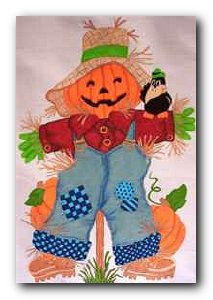 Transfer T4648 Pumpkin Scarecrow