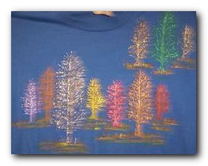 Transfer T4651 Sparkling Trees