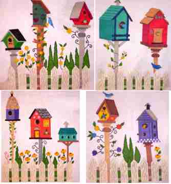 Transfer T5043 Birdhouse Collection